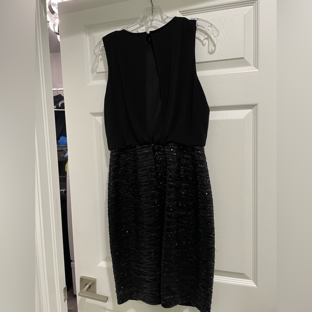 Calvin Klein Black Sequin Dress